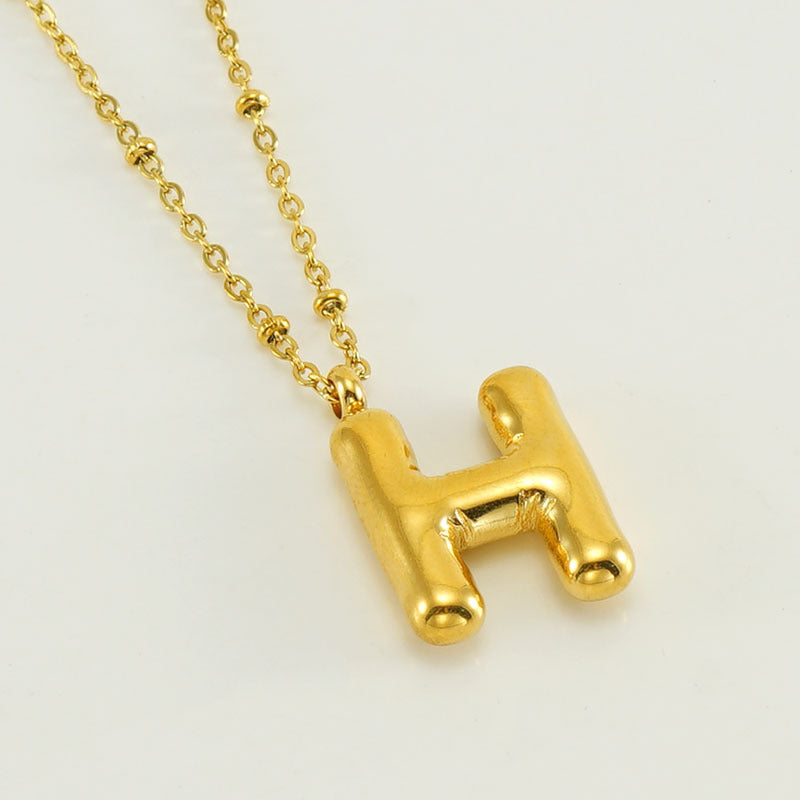Balloon Letter Necklace