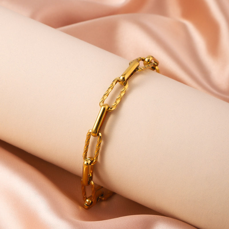 Paperclip Twist Bracelet