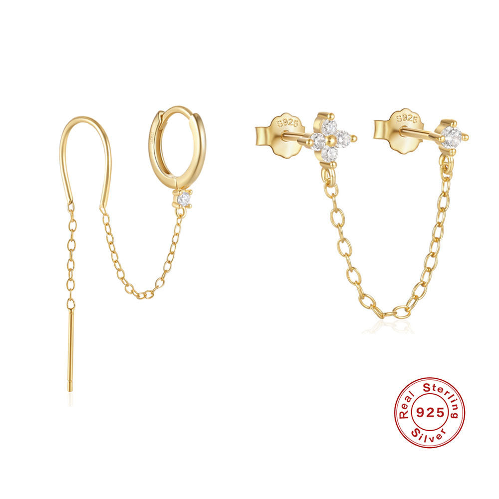 Double Piercing Earrings