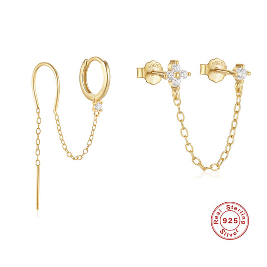 Double Piercing Earrings