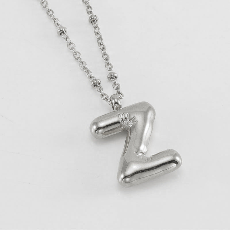 Balloon Letter Necklace