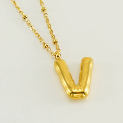 Balloon Letter Necklace