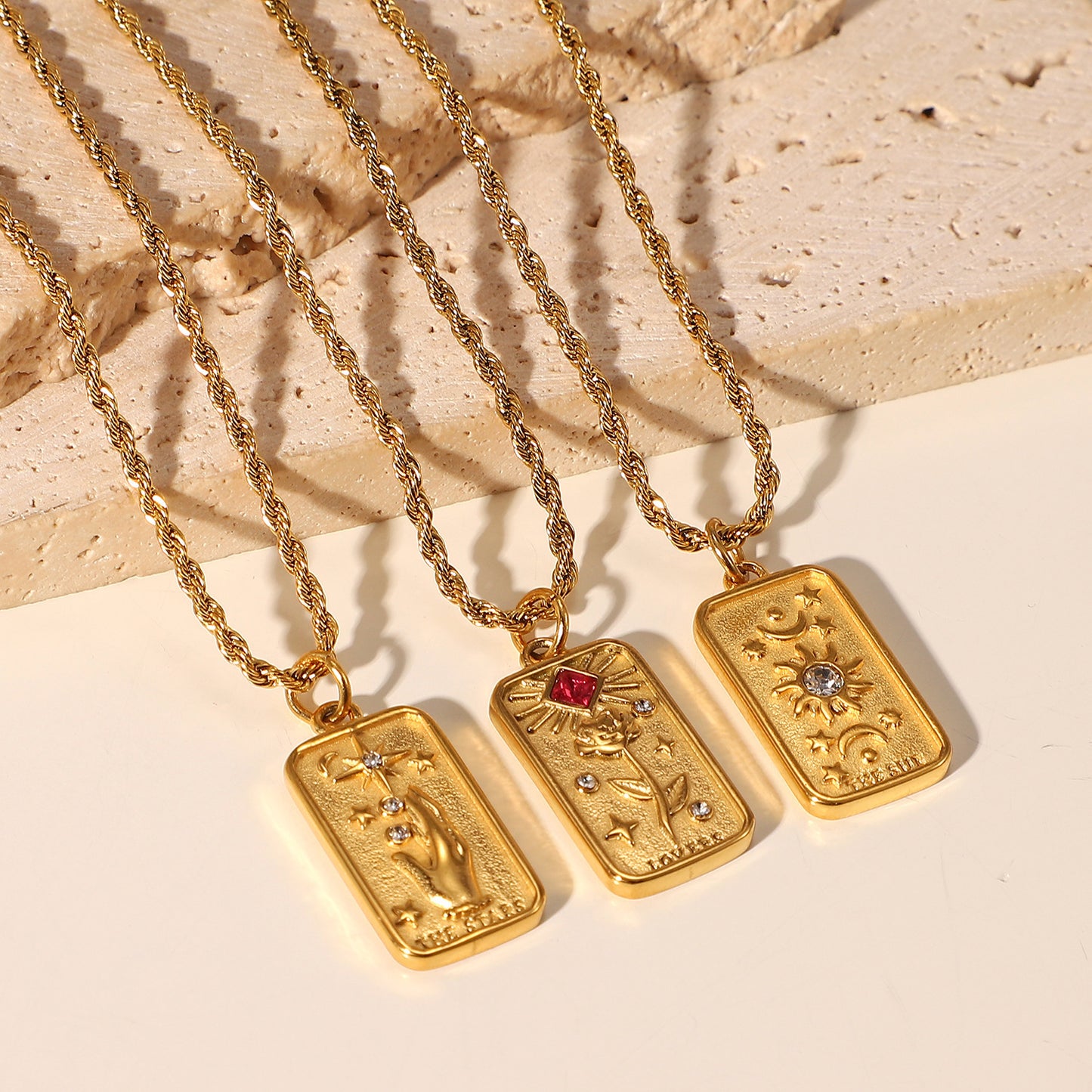 Tarot Card Necklace