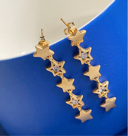 Star Dangle Earrings