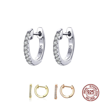 Pavé Huggie Earrings