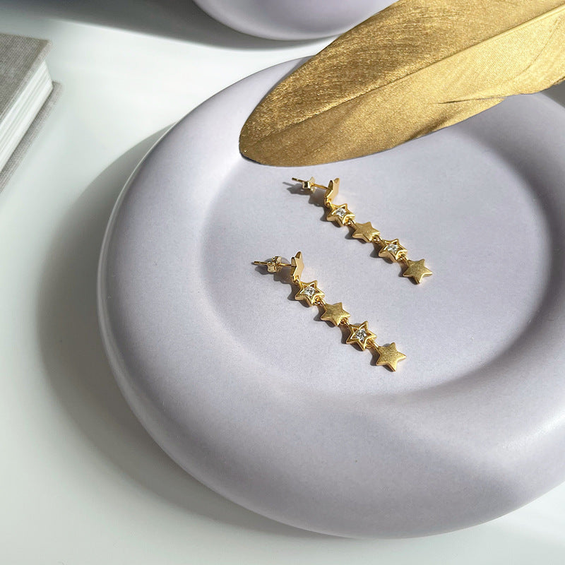 Star Dangle Earrings