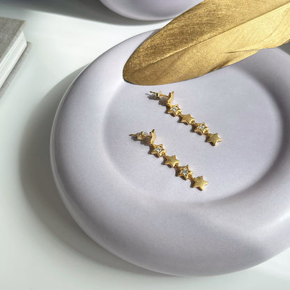 Star Dangle Earrings