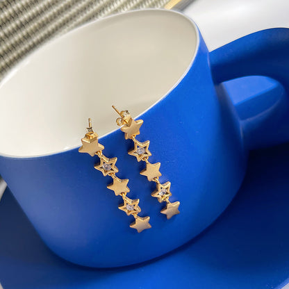 Star Dangle Earrings