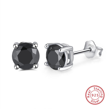 Birthstone Gem Stud Earrings