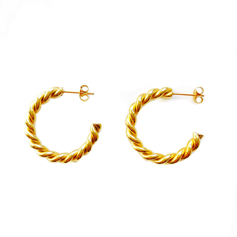 Gold Hoop Earrings
