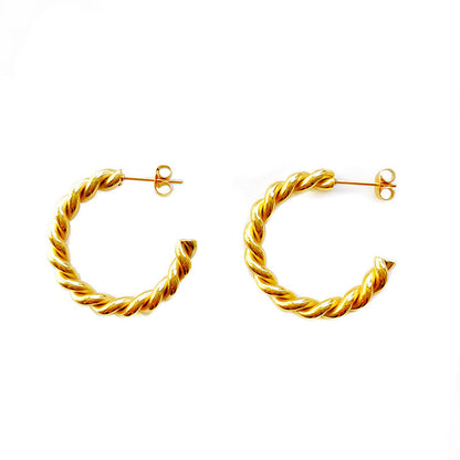 Gold Hoop Earrings