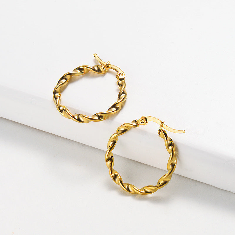 Gold Hoop Earrings