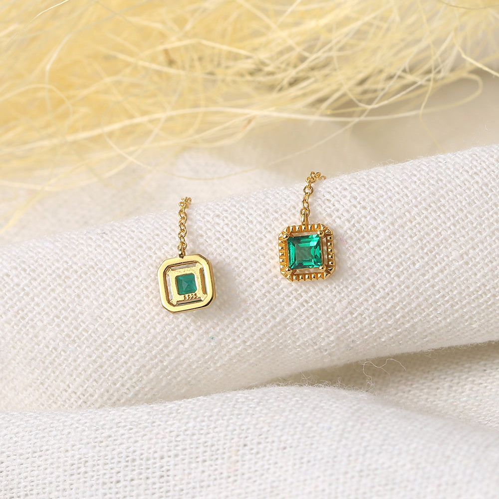 Grandmother Emerald Drop Earrings