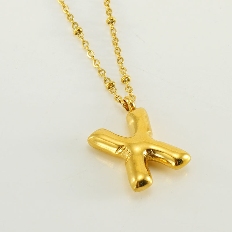 Balloon Letter Necklace