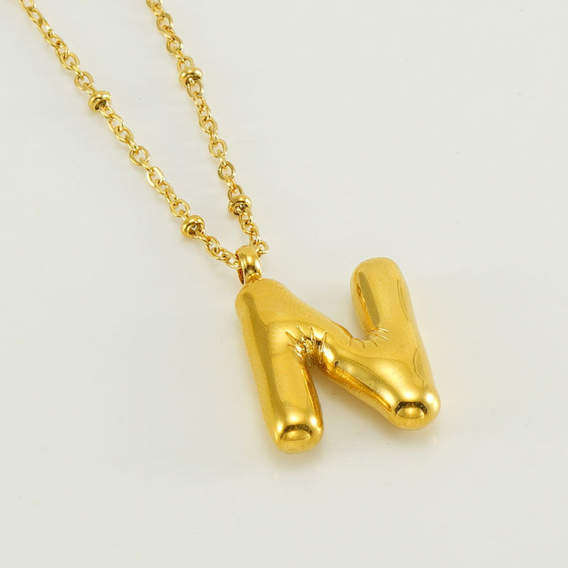 Balloon Letter Necklace