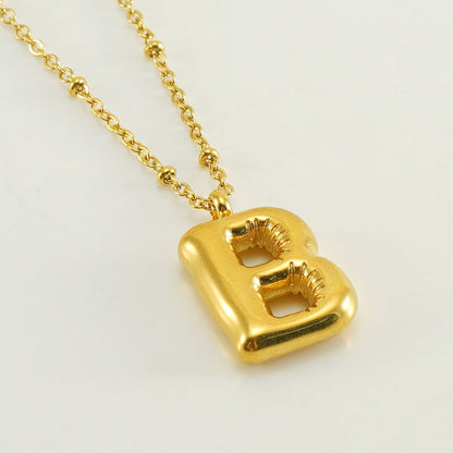 Balloon Letter Necklace