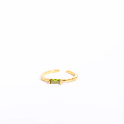 Baguette Birthstone Ring