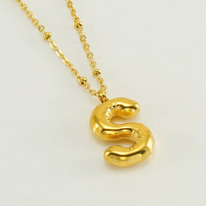 Balloon Letter Necklace