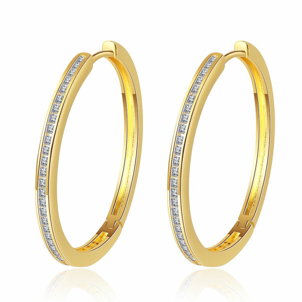 Stefani Gold Hoop Earrings