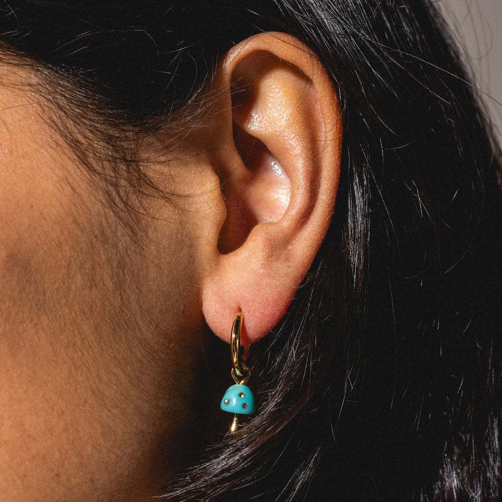 Lacy Mushroom Necklace