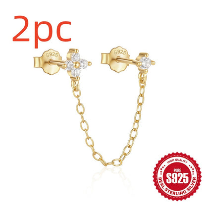 Double Piercing Earrings