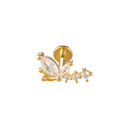 Butterfly Flat Back Studs