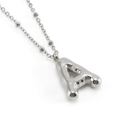 Balloon Letter Necklace