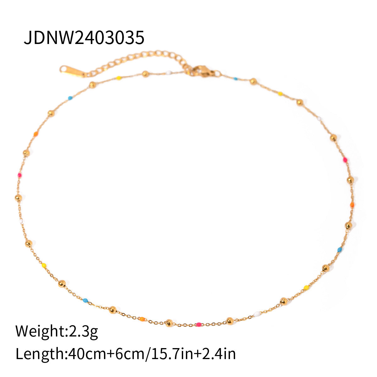 Sarah Glass Flowers Necklace