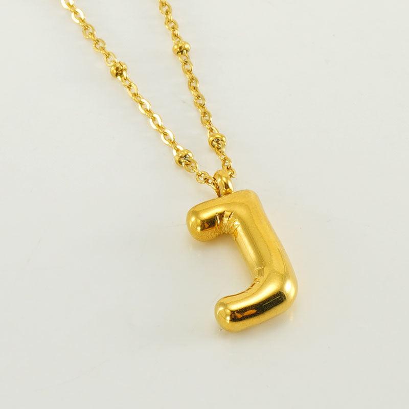 Balloon Letter Necklace