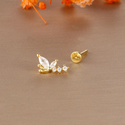 Butterfly Flat Back Studs