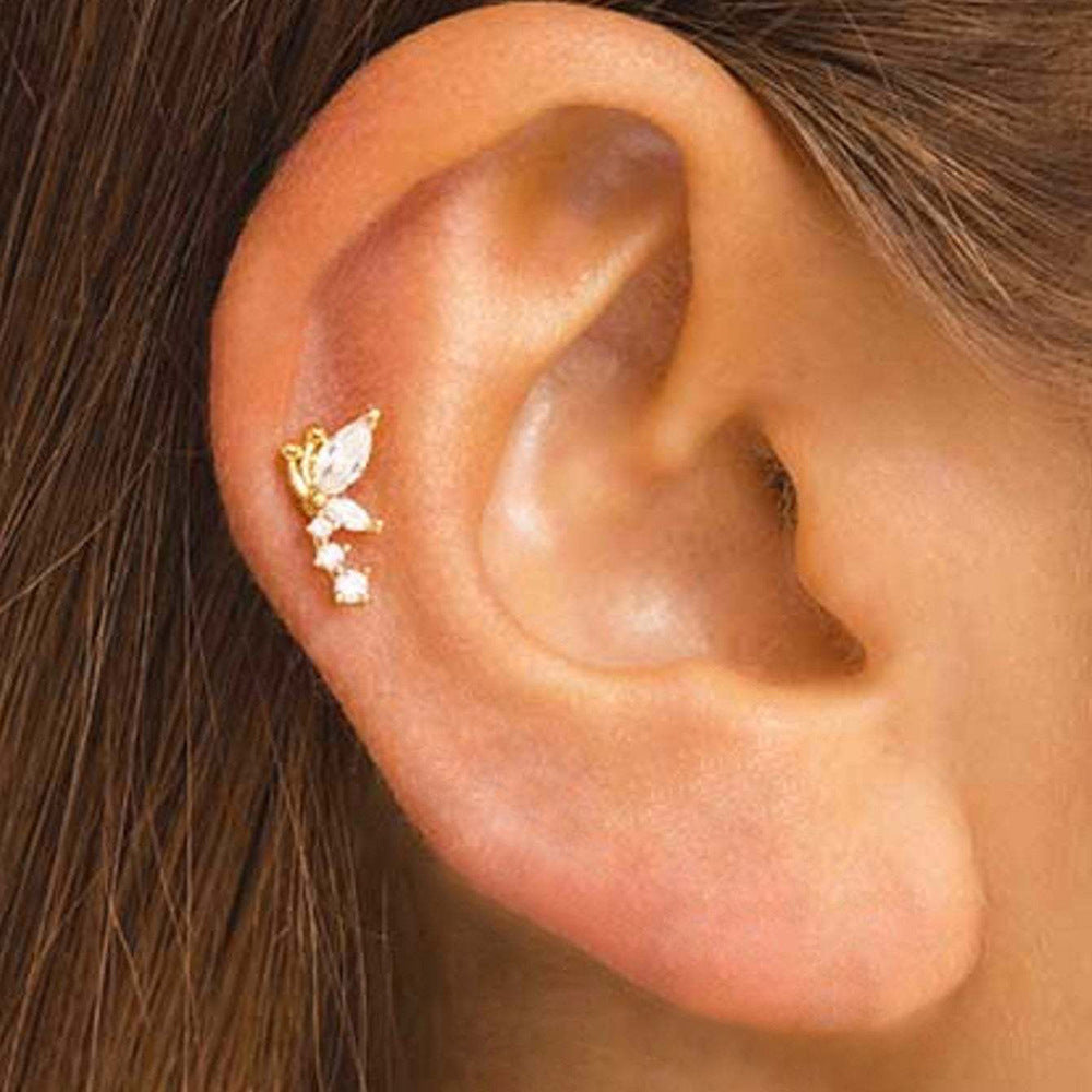 Butterfly Flat Back Studs