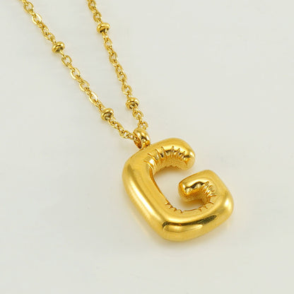 Balloon Letter Necklace