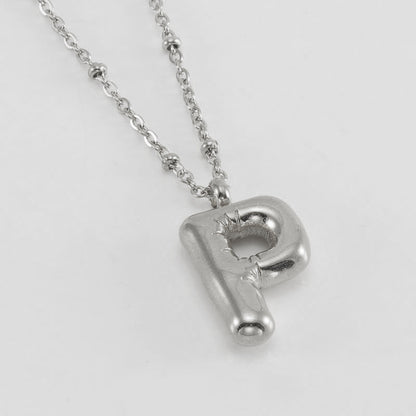 Balloon Letter Necklace