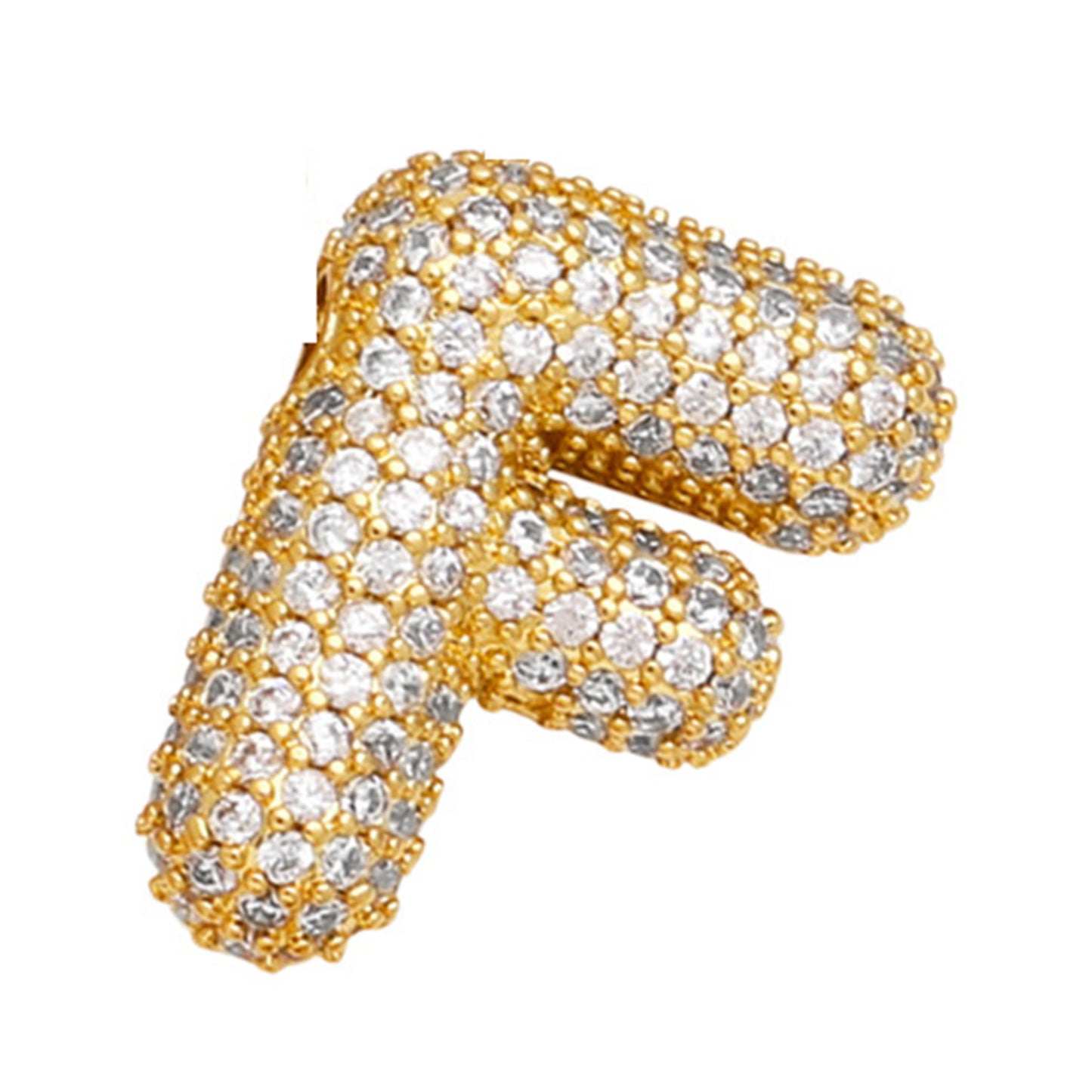 Sparkle Bubble Letter Necklace
