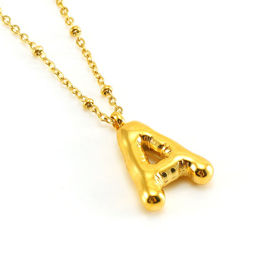 Balloon Letter Necklace