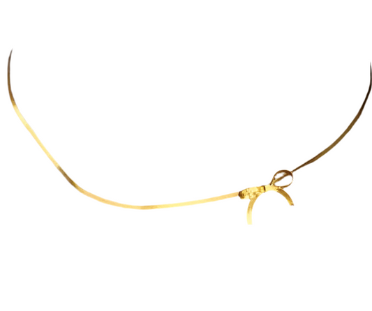Bailey Gold Bow Necklace