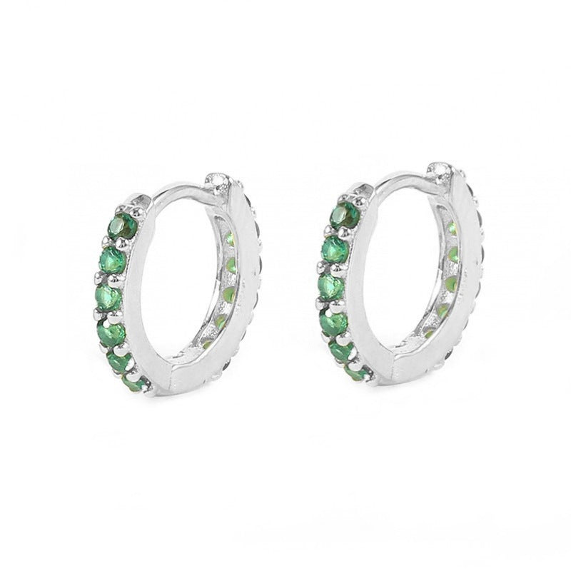 Pavé Huggie Earrings