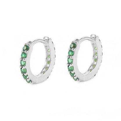 Pavé Huggie Earrings