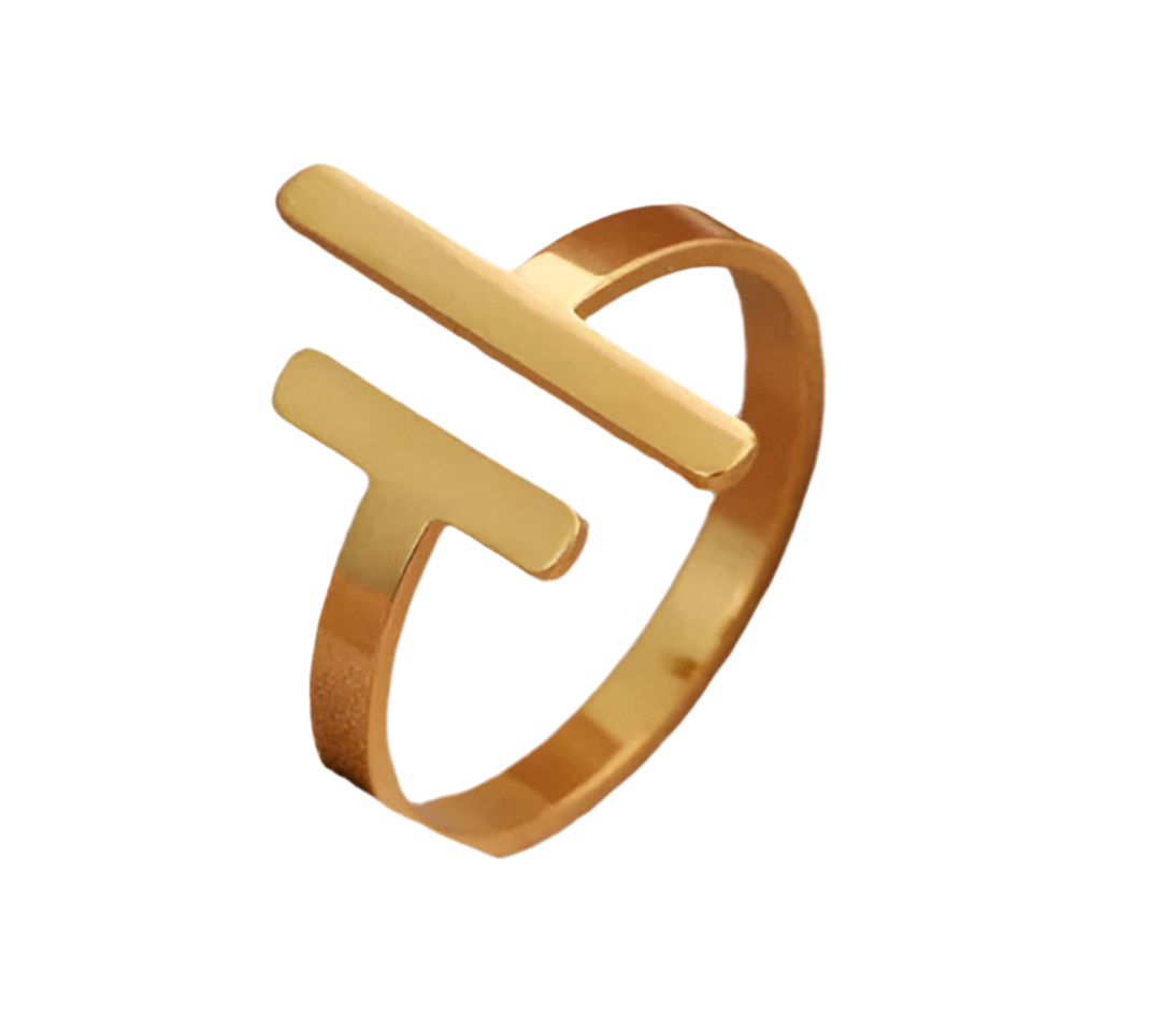 Silvie Double Bar Ring