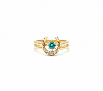 Emilia Emerald Ring Set
