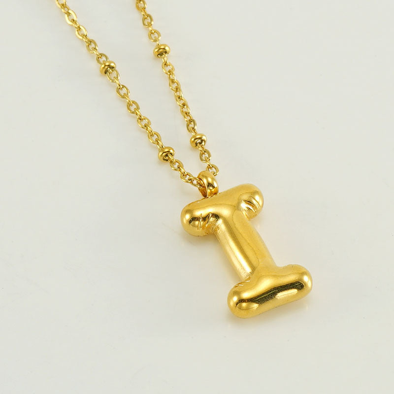 Balloon Letter Necklace