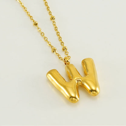 Balloon Letter Necklace