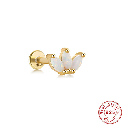 Opal Flat Back Stud 1 Style