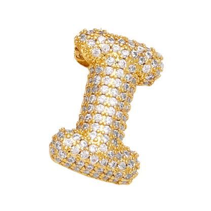 Sparkle Bubble Letter Necklace