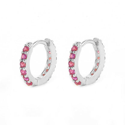 Pavé Huggie Earrings