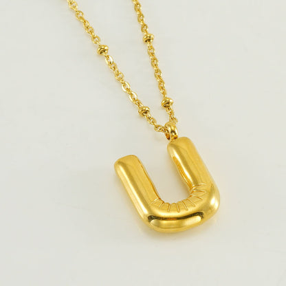 Balloon Letter Necklace