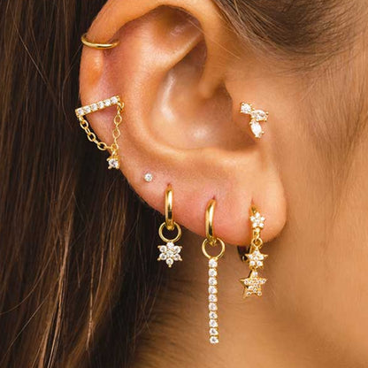 Marquise Trio Flat Back Studs