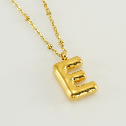 Balloon Letter Necklace