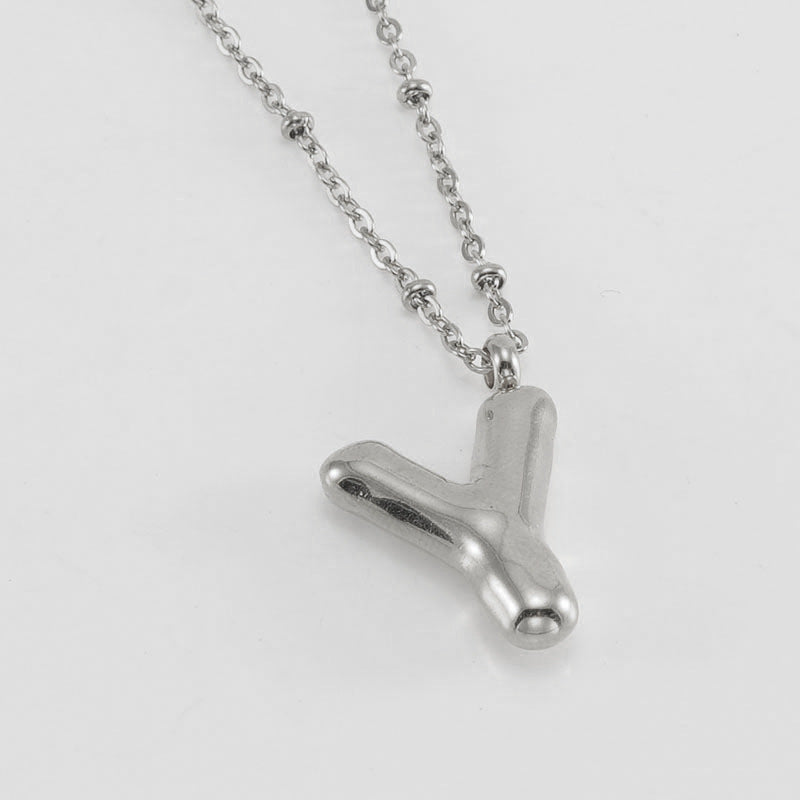 Balloon Letter Necklace