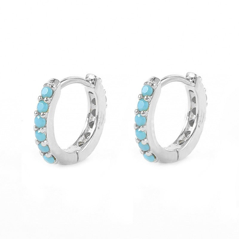 Pavé Huggie Earrings